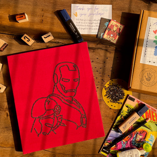 IRON MAN EMBELLISHMENT DIY ARTWORK KIT