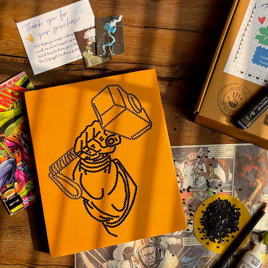 THOR'S MJOLNIR EMBELLISHMENT DIY ARTWORK KIT