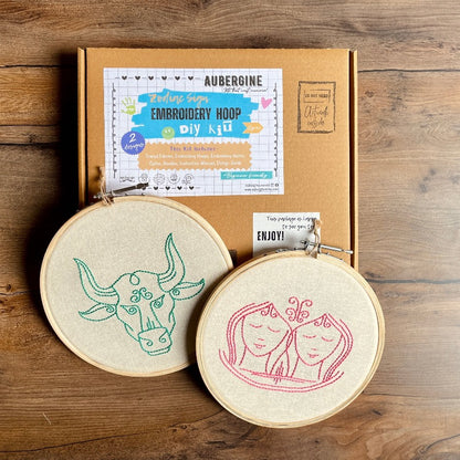 GEMINI DUO HOOP EMBROIDERY DIY KIT