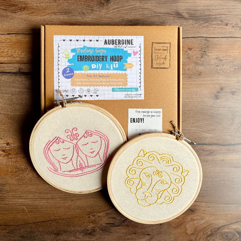 GEMINI DUO HOOP EMBROIDERY DIY KIT