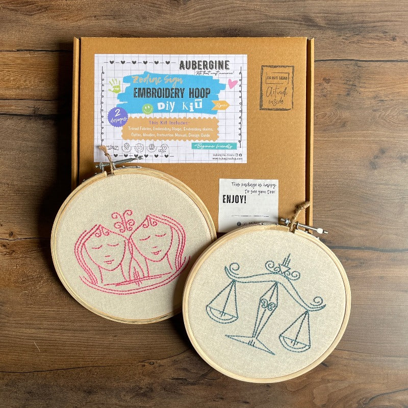 GEMINI DUO HOOP EMBROIDERY DIY KIT