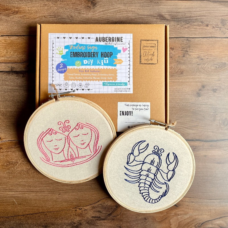 GEMINI DUO HOOP EMBROIDERY DIY KIT