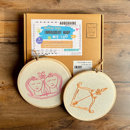 GEMINI DUO HOOP EMBROIDERY DIY KIT