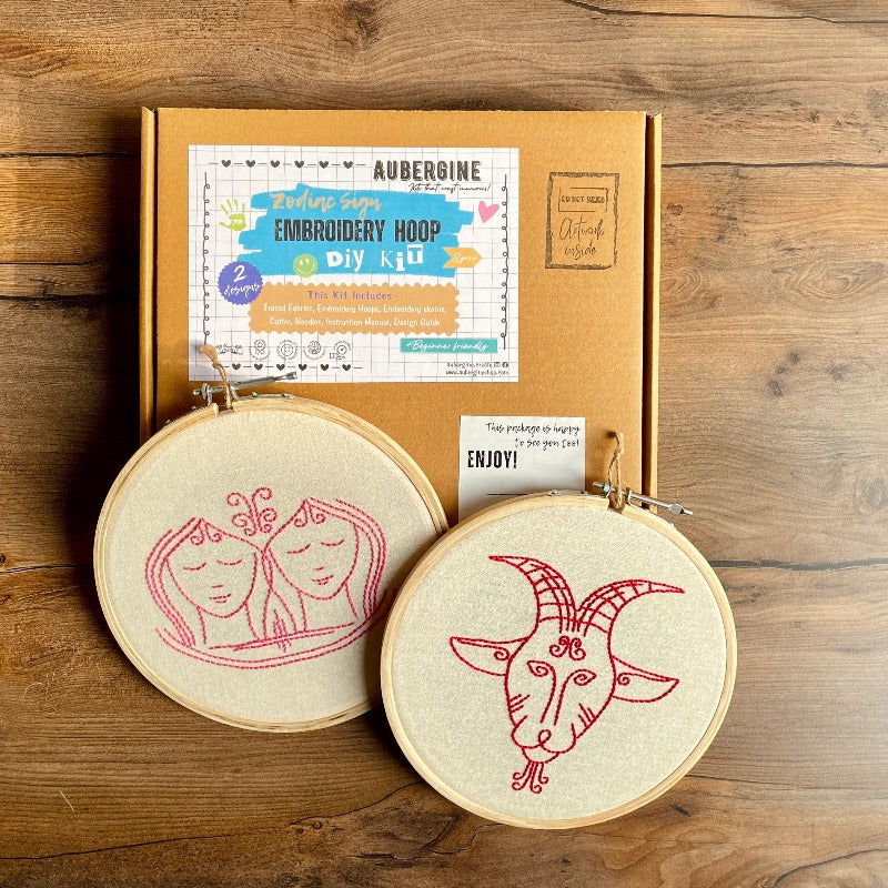 GEMINI DUO HOOP EMBROIDERY DIY KIT