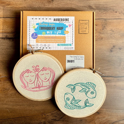 GEMINI DUO HOOP EMBROIDERY DIY KIT